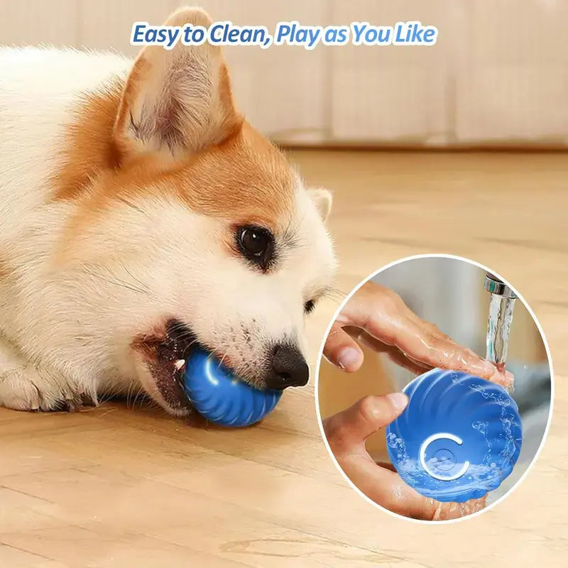 Interactive Dog Ball Toy,Automatic Smart Movingdog Toys Ball,Rechargeable Dog Vibrationball,Indoor & Outdoor Dog Animal Toy,Cataccessory Shaky Ball Toy,Pet Rolling Ball(About2.2 Inch,Not Suitable for Medium to Largechewers)