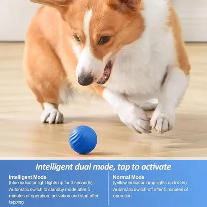 Interactive Dog Ball Toy,Automatic Smart Movingdog Toys Ball,Rechargeable Dog Vibrationball,Indoor & Outdoor Dog Animal Toy,Cataccessory Shaky Ball Toy,Pet Rolling Ball(About2.2 Inch,Not Suitable for Medium to Largechewers)